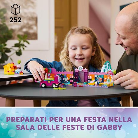 LEGO La Casa delle Bambole di Gabby 10797 La Stanza della Festa di Gabby, Giochi Creativi Bambini 4+ con Discoteca Giocattolo - 2