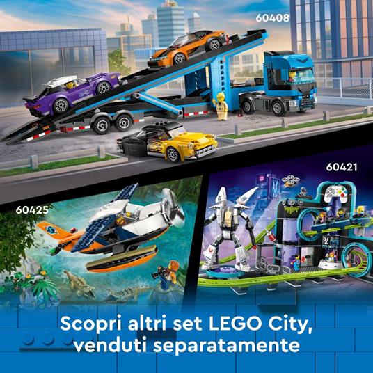 LEGO City 60407 Autobus Turistico Rosso a Due Piani, Giochi per Bambini 7+ con Veicolo Giocattolo e 5 Minifigure, Idea Regalo - 6