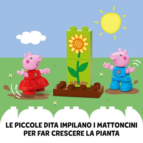 LEGO DUPLO 10431 Il Giardino e la Casa sull’Albero di Peppa Pig, Giochi Educativi per Bambini 2+ Anni, Playset con Personaggi - 5