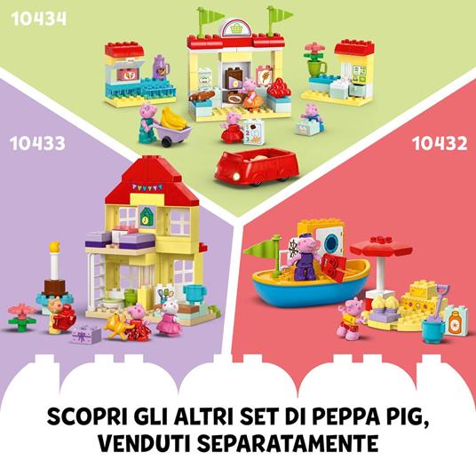 LEGO DUPLO 10431 Il Giardino e la Casa sull’Albero di Peppa Pig, Giochi Educativi per Bambini 2+ Anni, Playset con Personaggi - 6