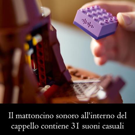 LEGO Harry Potter 76429 Cappello Parlante di Hogwarts con Stemma delle Case e 31 Suoni Idea Regalo per Adulti per Lui e Lei - 5