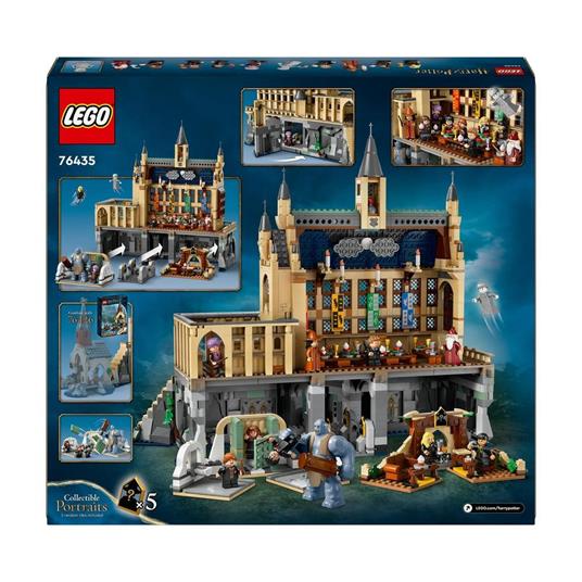 LEGO Harry Potter 76435 Castello di Hogwarts: Sala Grande, Giocattolo da Collezione con 11 Minifigure, Giochi per Bambini 10+ - 9
