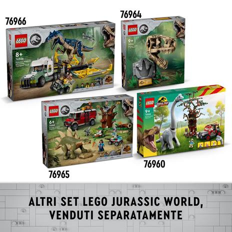 LEGO Jurassic World 76962 Baby Bumpy: Anchilosauro, Giocattolo d'Avventura per i Fan del Cretaceo, Giochi Creativi Bambini 7+ - 7