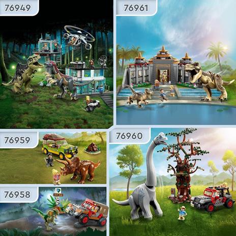 LEGO Jurassic World 76964 Fossili di Dinosauro: Teschio di T. Rex Giocattolo, Giochi per Bambini 9+ con Fossile da Costruire - 6