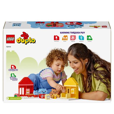 LEGO DUPLO 10414 Attività Quotidiane: Mangiare e Andare a Letto, Giochi per Bambini da 1.5 Anni in su con 4 Animali Giocattolo - 7