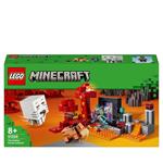 LEGO Minecraft 21255 Agguato nel Portale del Nether, Gioco per Bambini di 8+ Anni, Set con Scene di Battaglia e Personaggi