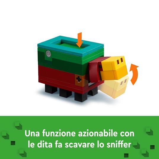 LEGO Minecraft 21260 Il Giardino del Ciliegio in Fiore, Modello di Bioma con 1 Personaggio e Animali, Giochi per Bambini 8+ - 4