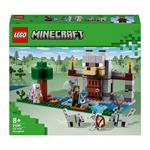 LEGO Minecraft 21261 Il Castello del Lupo Giocattolo da Costruire con Personaggi e Animali, Giochi di Ruolo per Bambini 8+