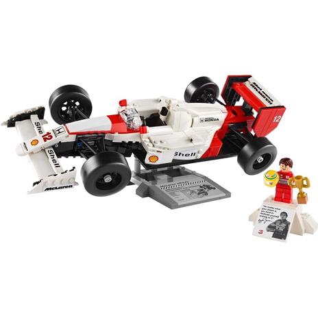 LEGO Icons 10330 McLaren MP4/4 e Ayrton Senna, Modellino da Costruire di Auto da Corsa F1 con Minifigure, Regalo per Adulti - 7