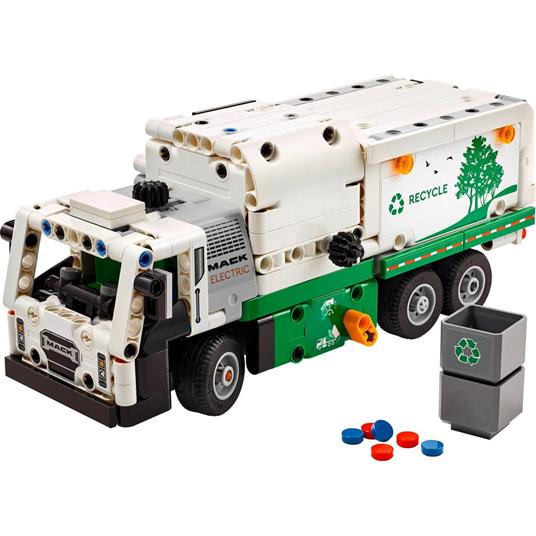 LEGO Technic 42167 Camion della Spazzatura Mack LR Electric, Veicolo Giocattolo Raccolta Rifiuti, Gioco per Bambini 8+ Anni - 7