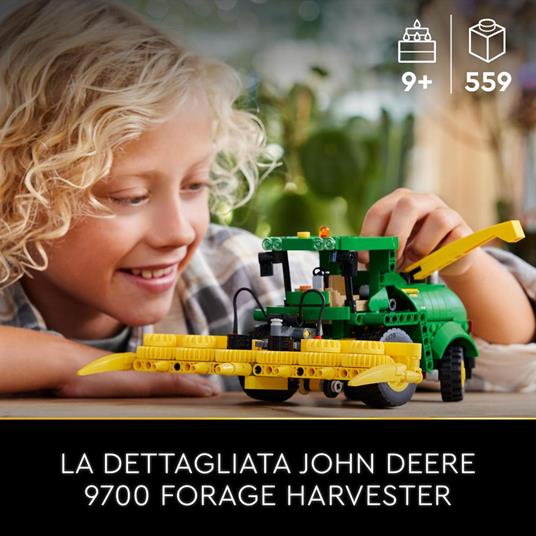 LEGO Technic 42168 John Deere 9700 Forage Harvester Trattore Giocattolo per Bambini 9+ Anni Veicolo Mietitrebbia Funzionante - 2