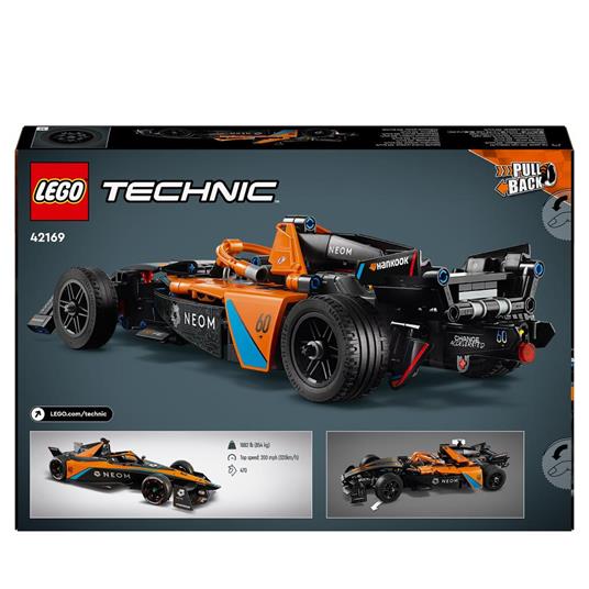 LEGO Technic 42169 NEOM McLaren Formula E Race Car, Macchina Giocattolo per Bambini 9+, Modellino di Auto F1 da Costruire - 8