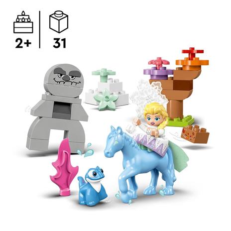 LEGO DUPLO Disney 10418 Elsa e Bruni nella Foresta Incantata Gioco per Bambini 2+ con il Cavallo Giocattolo Nokk di Frozen 2 - 3