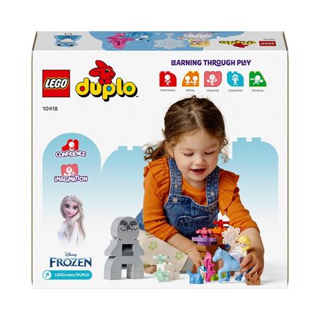 LEGO DUPLO Disney 10418 Elsa e Bruni nella Foresta Incantata Gioco per Bambini 2+ con il Cavallo Giocattolo Nokk di Frozen 2 - 8