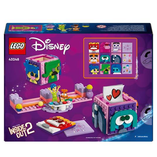 LEGO Disney 43248 Mood Cube di Inside Out 2 dal Film d'Animazione Pixar, Giochi per Bambini 9+ Anni Antistress da Costruire - 8