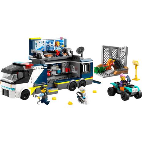 LEGO City 60418 Camion Laboratorio Mobile della Polizia, Giocattolo per Bambini di 7+ Anni con Quad Bike e 5 Minifigure - 6
