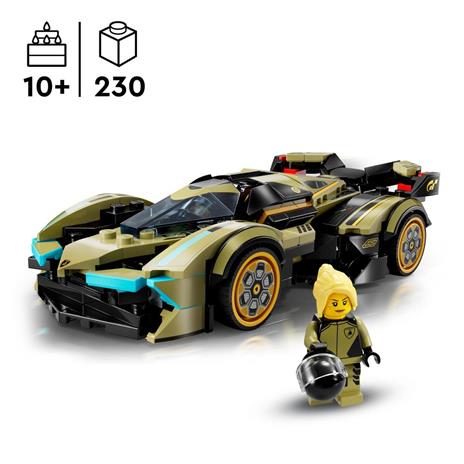 LEGO Speed Champions 76923 Super Car Lamborghini Lambo V12 Vision GT, Macchina Giocattolo da Collezione per Bambini 10+ Anni - 3