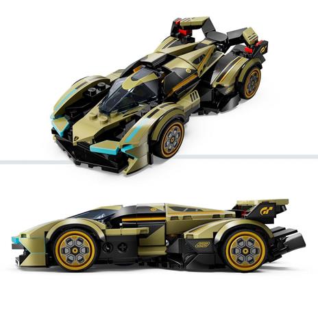 LEGO Speed Champions 76923 Super Car Lamborghini Lambo V12 Vision GT, Macchina Giocattolo da Collezione per Bambini 10+ Anni - 4