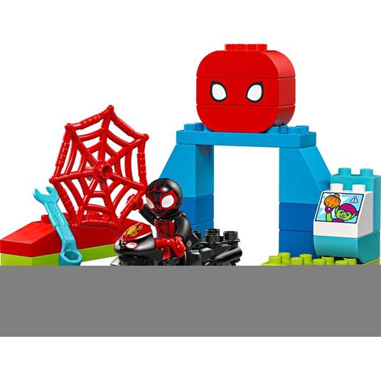 LEGO DUPLO Marvel 10424 L’Avventura in Moto di Spin, Gioco Educativo per Bambini 2+ con Moto Gicattolo, Set Serie TV Spidey - 7