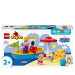 LEGO DUPLO 10432 Viaggio in Barca di Peppa Pig, Giochi Educativi per Bambini 2+ con 2 Personaggi, Idea Regalo di Compleanno