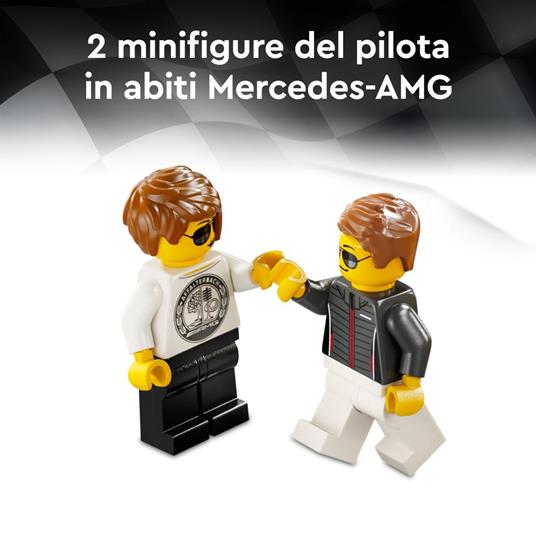LEGO Speed Champions 76924 Mercedes-AMG G 63 e Mercedes-AMG SL 63, 2 Macchine Giocattolo da Costruire, Auto per Bambini 10+ - 4