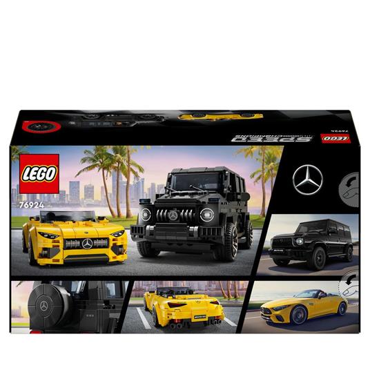 LEGO Speed Champions 76924 Mercedes-AMG G 63 e Mercedes-AMG SL 63, 2 Macchine Giocattolo da Costruire, Auto per Bambini 10+ - 8
