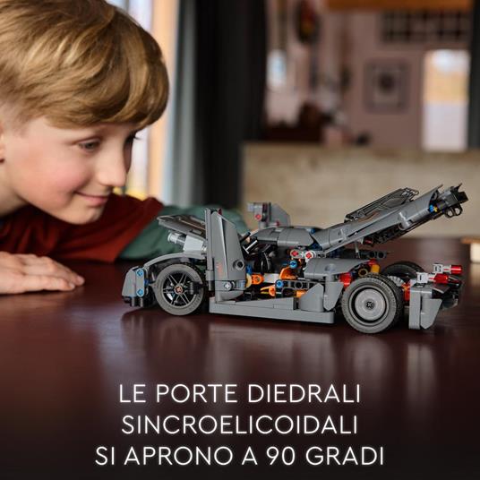 LEGO Technic 42173 Hypercar Koenigsegg Jesko Absolut Grigia, Modellino di Auto da Costruire, Macchina Giocattolo Bambini 10+ - 5