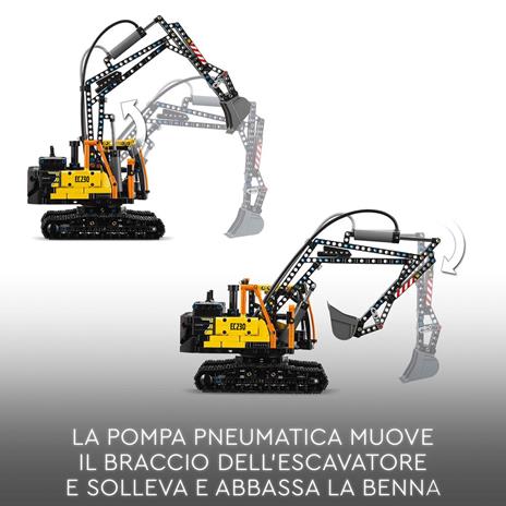 LEGO Technic 42175 Autocarro Volvo FMX ed Escavatore Elettrico EC230, Veicoli Giocattolo da Costruire, Regalo per Bambini 10+ - 4