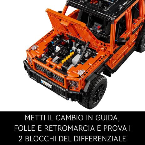 LEGO Technic 42177 Mercedes-Benz G 500 PROFESSIONAL Line, Modellino di Auto Fuoristrada 4x4 da Costruire, Regalo per Adulti - 4