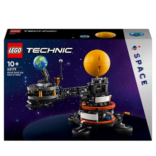 LEGO Technic 42179 Pianeta Terra e Luna in Orbita Giochi Spaziali per Bambini 10+ Sistema Solare da Costruire con Rotazione