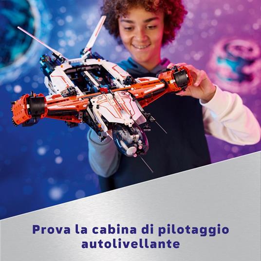 LEGO Technic 42181 Astronave Heavy Cargo VTOL LT81 Giochi per Bambini 10+ Aereo Spaziele Giocattolo da Costruire con Funzioni - 3