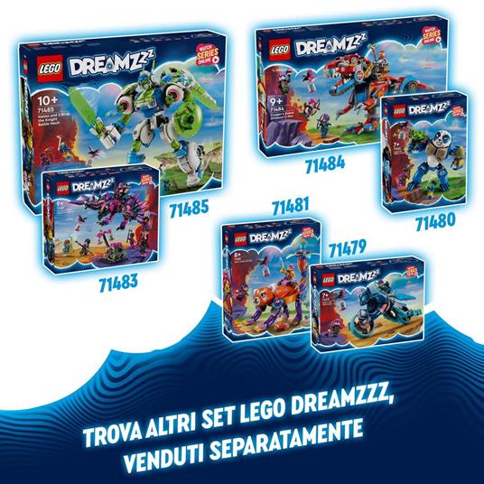 LEGO DREAMZzz 71478 Corvo di Mezzanotte della Mai-Strega, Giocattolo Trasformabile in Casa o Ragno, Giochi per Bambini 9+ - 7