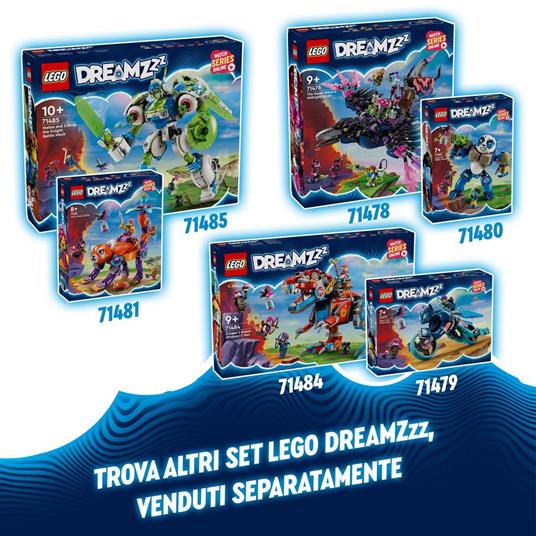 LEGO DREAMZzz 71478 Corvo di Mezzanotte della Mai-Strega, Giocattolo Trasformabile in Casa o Ragno, Giochi per Bambini 9+ - 8