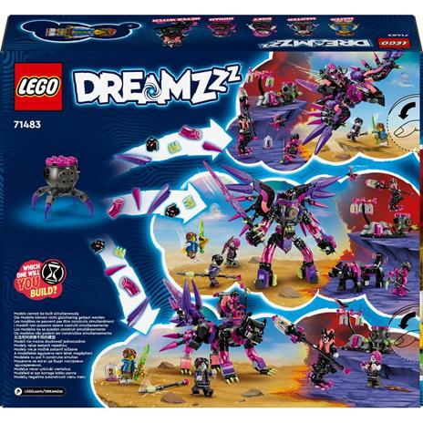 LEGO DREAMZzz 71483 Le Creature da Incubo della Mai-Strega con Minifigure e Animali Giocattolo, Giochi Creativi per Bambini 9+ - 10