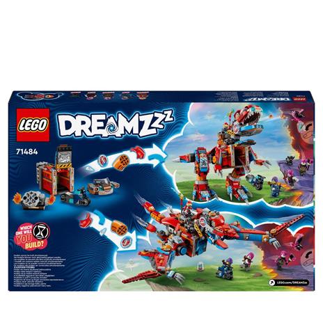 LEGO DREAMZzz 71484 Dinosauro Robot C-Rex di Cooper, Action Figure di T.Rex Giocattolo Trasformabile, Giochi per Bambini 9+ - 10