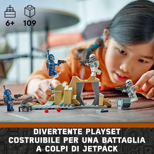 LEGO Star Wars 75373 Battle Pack Agguato su Mandalore, Gioco d'Avventura per Bambini 6+ con 4 Personaggi con Armi e Jetpack - 2