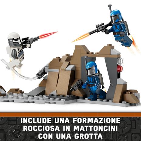 LEGO Star Wars 75373 Battle Pack Agguato su Mandalore, Gioco d'Avventura per Bambini 6+ con 4 Personaggi con Armi e Jetpack - 3