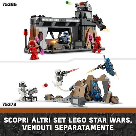 LEGO Star Wars 75373 Battle Pack Agguato su Mandalore, Gioco d'Avventura per Bambini 6+ con 4 Personaggi con Armi e Jetpack - 6