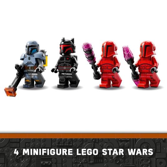 LEGO Star Wars 75386 Battaglia tra Paz Vizsla e Moff Gideon, Giochi d'Avventura per Bambini 7+ da Collezione con 4 Minifigure - 5