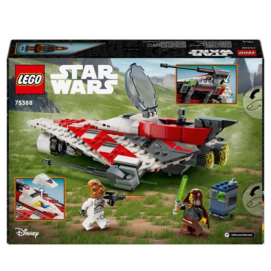 LEGO Star Wars 75388 Starfighter di Jedi Bob, Astronave Giocattolo da Costruire con 2 Minifigure, Giochi per Bambini 8+ - 9