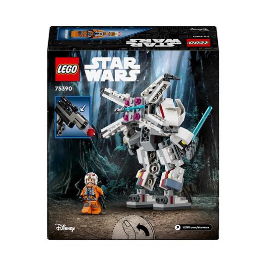 LEGO Star Wars 75390 Mech X-Wing di Luke Skywalker, Veicolo Robot Giocattolo, Giochi Bambini 6+, Piccolo Regalo da Collezione - 9