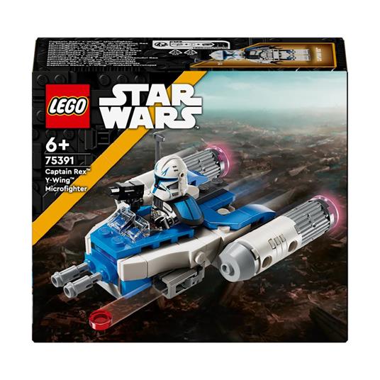 LEGO Star Wars 75391 Microfighter Y-wing di Captain Rex, Astronave Giocattolo da Collezione, Giochi Bambini 6+, Piccolo Regalo