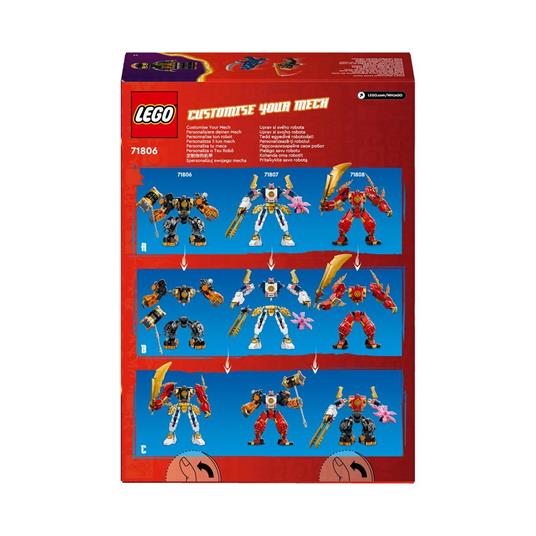 LEGO NINJAGO 71806 Mech Elemento di Terra di Cole, Giochi per Bambini da 7+,  Action Figure Personalizzabile con 2 Minifigure - LEGO - Ninjago - TV &  Movies - Giocattoli