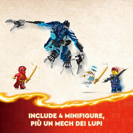 LEGO NINJAGO 71808 Mech Elemento Fuoco di Kai, Giochi per Bambini di 7+ Anni con 2 Action Figure da Costruire e 4 Minifigure - 4