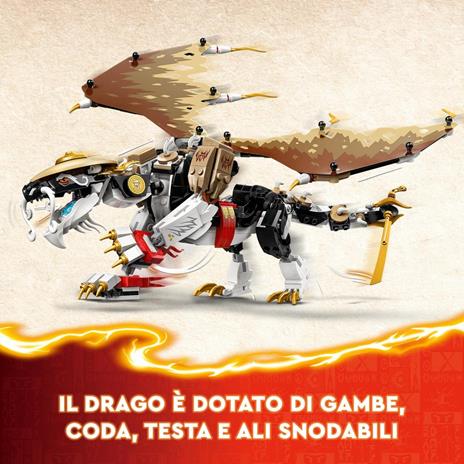 LEGO NINJAGO 71809 Egalt il Drago Maestro, Giocattolo con Action Figure Snodabile, Giochi per Bambini di 8+ con 5 Minifigure - 3