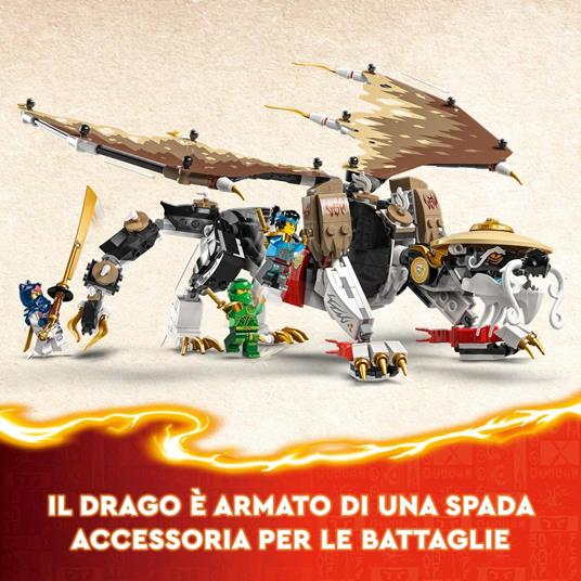 LEGO NINJAGO 71809 Egalt il Drago Maestro, Giocattolo con Action Figure  Snodabile, Giochi per Bambini di 8+ con 5 Minifigure - LEGO - Ninjago - TV  & Movies - Giocattoli