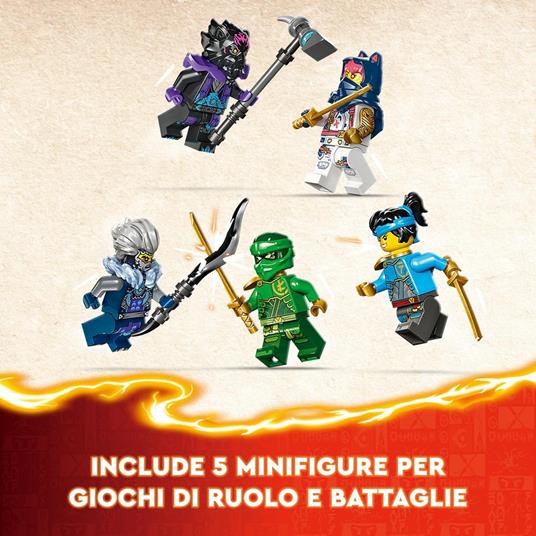 LEGO NINJAGO 71809 Egalt il Drago Maestro, Giocattolo con Action Figure Snodabile, Giochi per Bambini di 8+ con 5 Minifigure - 6