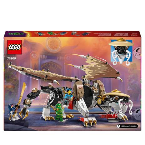 LEGO NINJAGO 71809 Egalt il Drago Maestro, Giocattolo con Action Figure Snodabile, Giochi per Bambini di 8+ con 5 Minifigure - 8