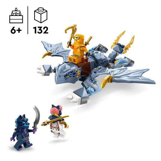 LEGO NINJAGO 71810 Draghetto Riyu Modellino da Costruire di Drago Giocattolo con 3 Minifigure Giochi per Bambini di 6+ Anni - 3