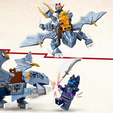 LEGO NINJAGO 71810 Draghetto Riyu Modellino da Costruire di Drago Giocattolo con 3 Minifigure Giochi per Bambini di 6+ Anni - 4